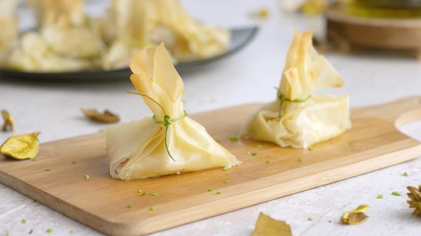 Saquitos de queso y bacon