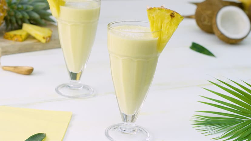 Smoothie de piña y coco