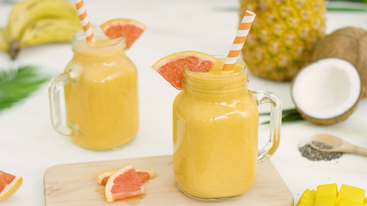 Smoothie de pomelo y mango