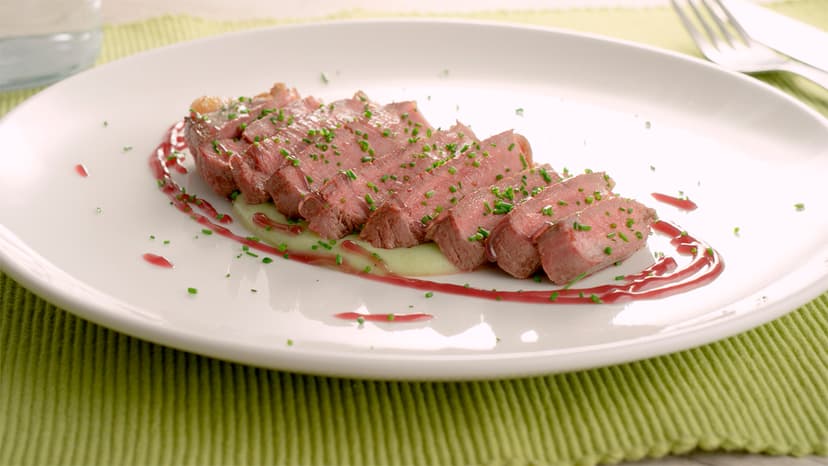 Solomillo con puré