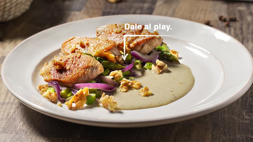 Solomillo de pavo en salsa