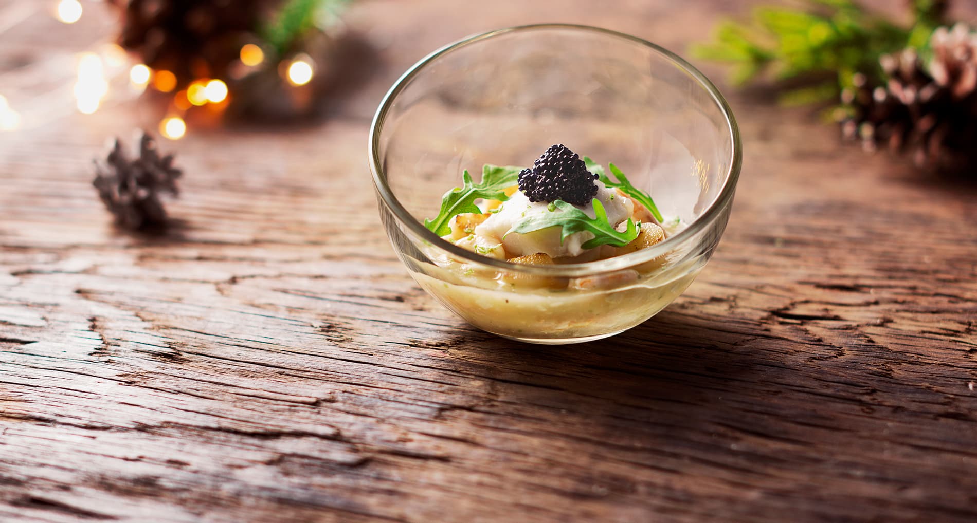 Suprema de merluza en salsa con gambas