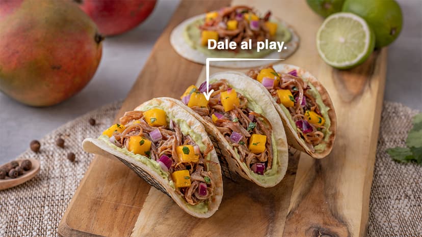 Tacos de pulled pork