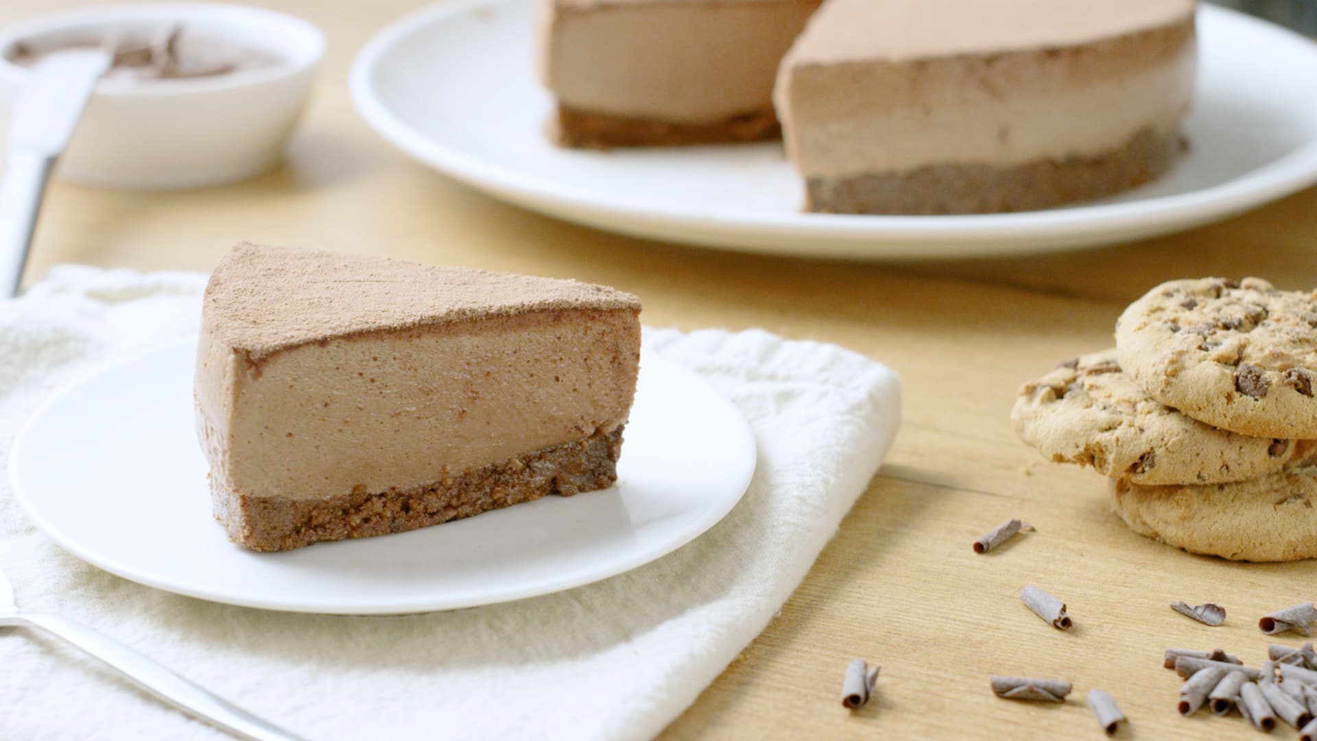 Tarta de chocolate con cookies