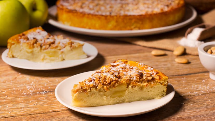 Tarta de manzana sin gluten