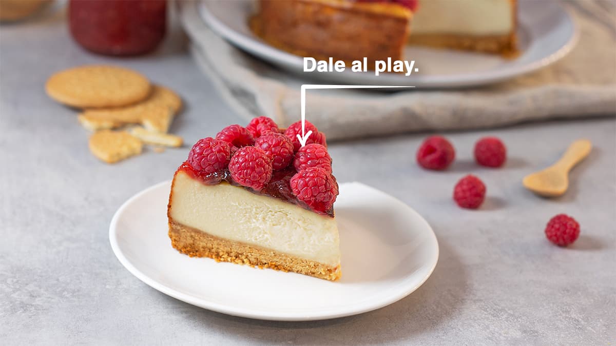 Tarta de queso al horno