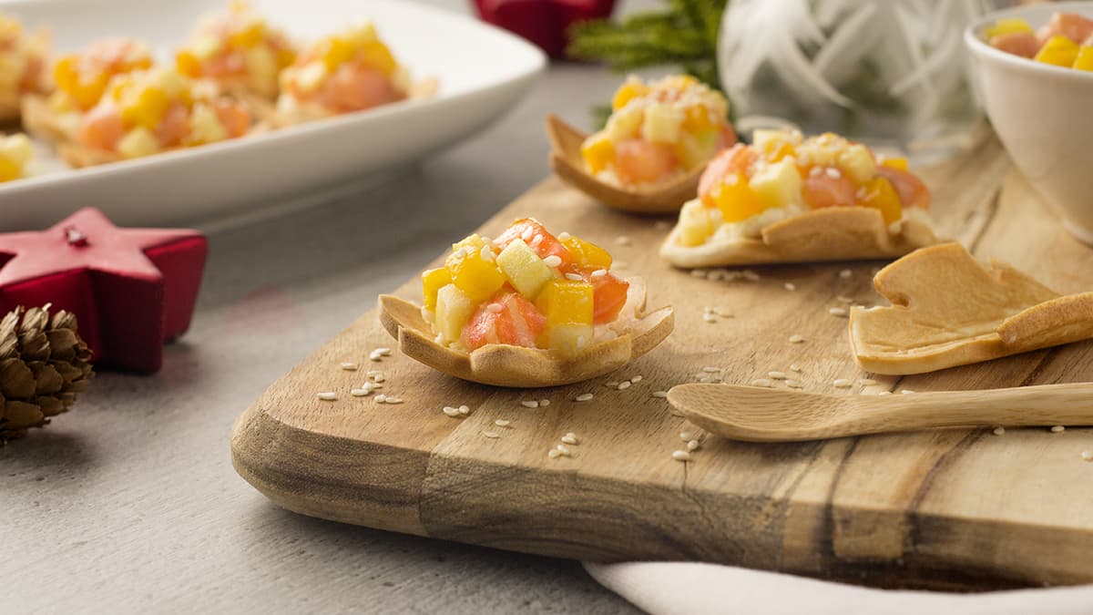 Tartaletas de salmón