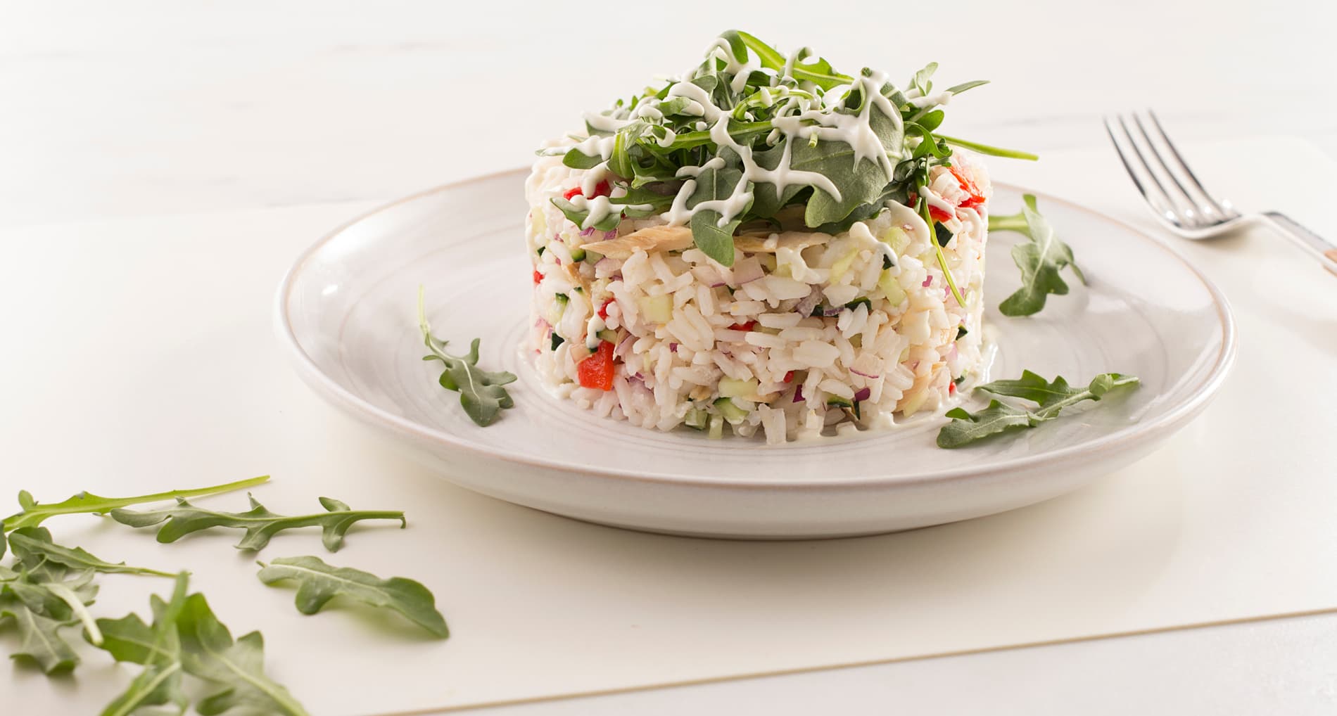 Timbal de arroz con bonito