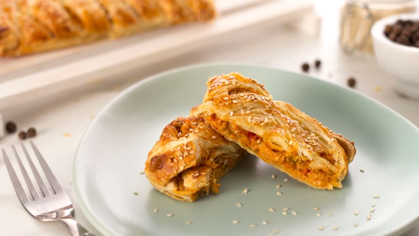 Trenza de hojaldre