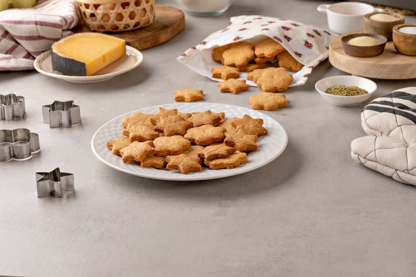 Galletitas saladas de queso