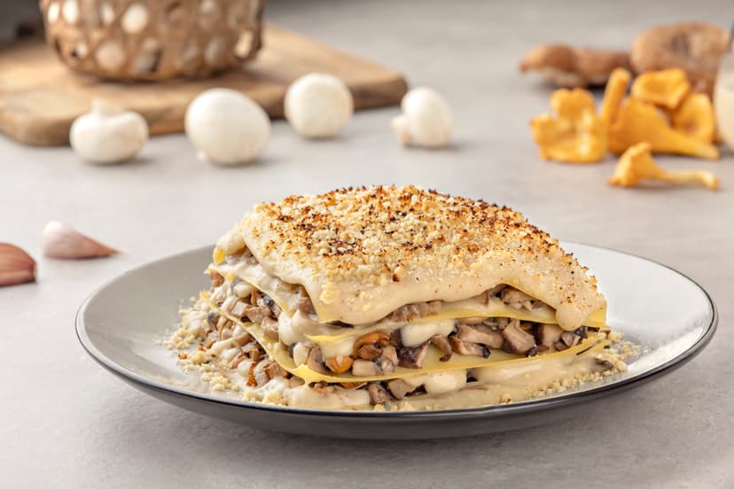 Lasaña de setas