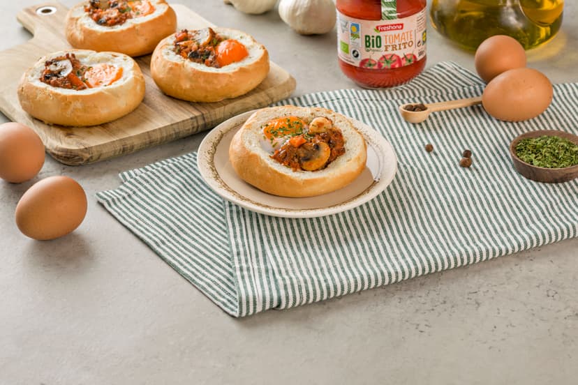 Panecillos rellenos de carne