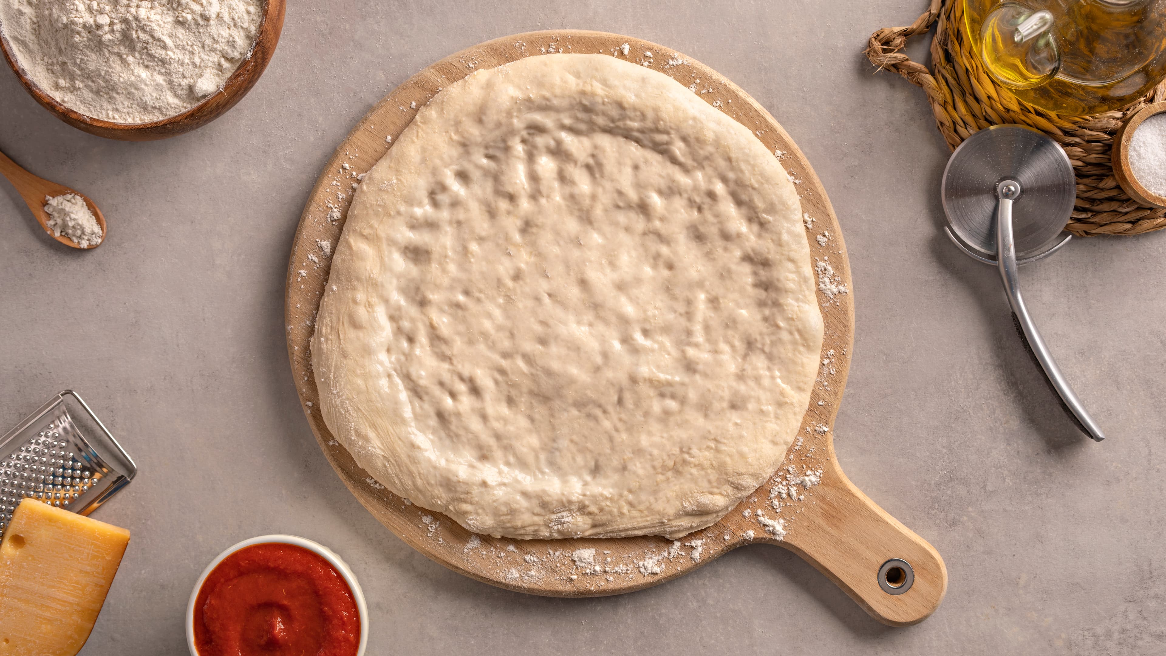 Cómo hacer masa de pizza