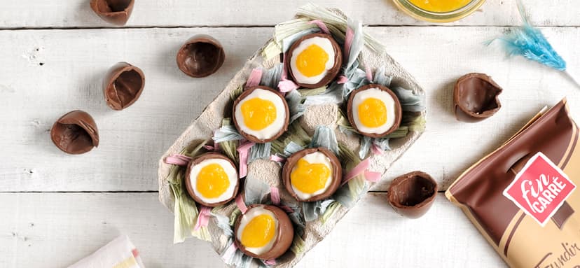 Huevos de Pascua de chocolate