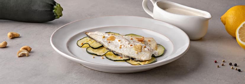 Filetes de dorada con calabacín