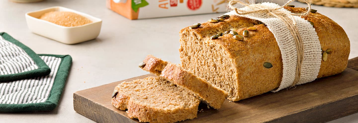 Pan casero vegano con semillas