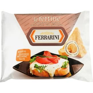 Queso italiano mezcla para fundir con Parmiggiano Reggiano en lonchas envase 150 g elaborado con leche cruda - Ferrarini