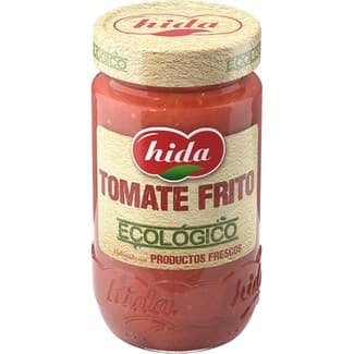 Tomate frito ecológico frasco 350 g neto escurrido - Hida
