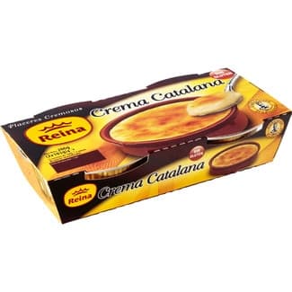 Crema catalana sin gluten pack 2 unidades 103 g - Reina
