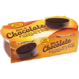 Tarta de chocolate y galleta pack 2 unidades 70 g - Reina