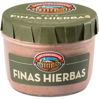 Paté de hígado de cerdo a las finas hierbas frasco 125 g - Casa Tarradellas