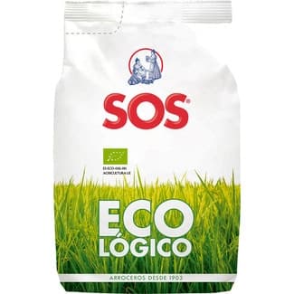Arroz redondo ecológico paquete 1 kg - Sos