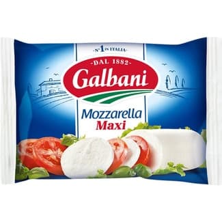 Mozzarella italiana maxi de vaca bolsa 250 g - Galbani