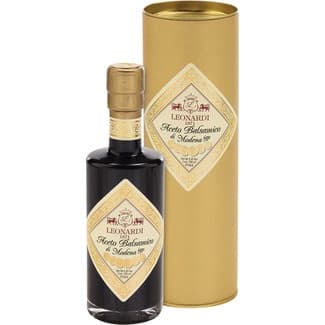 Aceto balsámico de Módena IGP Serie 12 Capsula Oro frasco 250 ml - Leonardi