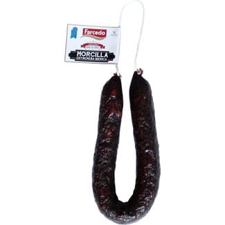 Morcilla extremeña ibérica peso aproximado pieza 300 g - Farcedo