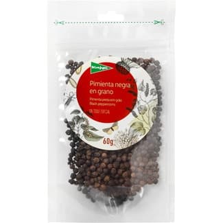 Pimienta negra en grano bolsa 60 g - El Corte Ingles