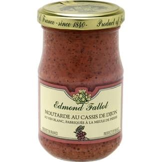 Mostaza grosella negra de Dijon frasco 205 g - Edmond Fallot