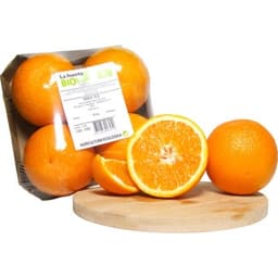 Naranja de mesa ecológica peso aproximado bandeja 1,2 kg - La Huerta