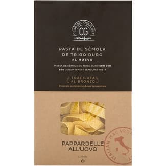 Pappardelle pasta de sémola de trigo duro al huevo paquete 250 g - Club Del Gourmet