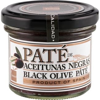 Paté de aceituna negra frasco 100 g - Ismael
