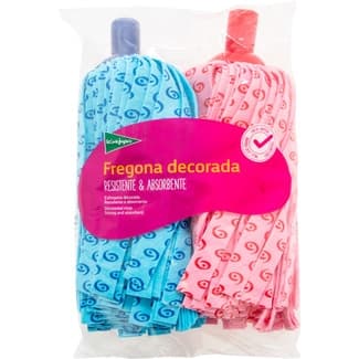 Fregona decorada resistente y absorbente paquete 2 unidades - El Corte Ingles