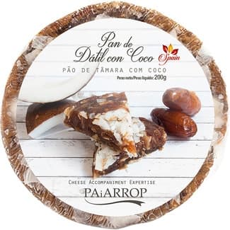 Pan de dátil con coco envase 200 g - Paiarrop