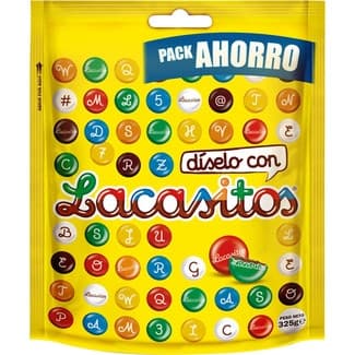 Grageas de chocolate pack ahorro bolsa 325 g - Lacasitos
