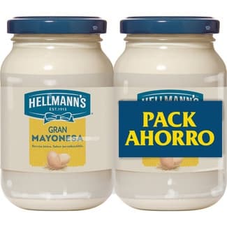 Mayonesa sin gluten pack 2 frasco 225 ml - Hellmann's