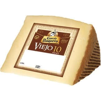 Queso viejo mezcla madurado elaborado con leche pasteurizada cuña 380 g - Garcia Baquero