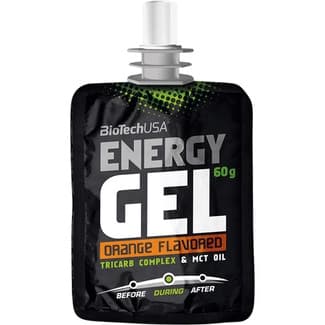Energy gel sabor naranja bolsa 60 g - Biotech Usa