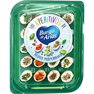 Los Aperitivos surtido de quesos suaves y cremosos con hierbas provenzales para picoteo envase 100 g - Burgo De Arias