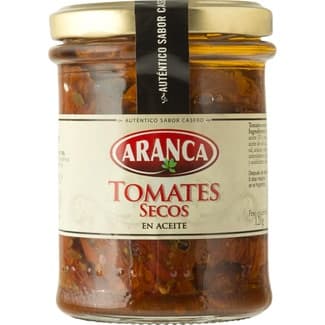 Tomates secos en aceite frasco 190 g - Aranca