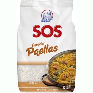 Arroz redondo especial paellas paquete 1 kg - Sos