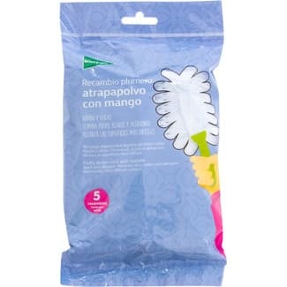 Recambio plumero atrapapolvo con mango bolsa 5 unidades - El Corte Ingles