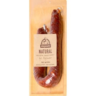 Chorizo de sarta clásico 100% natural sin gluten sin lactosa pieza 200 g - Alejandro