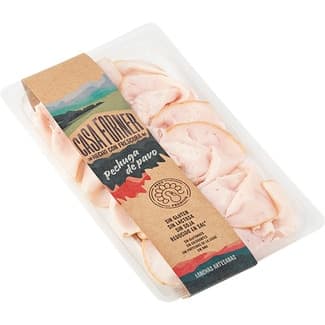 Pechuga de pavo en lonchas frescas artesanas sin gluten sin lactosa envase 100 g - Casa Forner