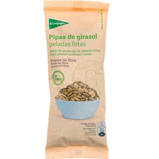 Pipas de girasol peladas fritas Sin Gluten bolsa 125 g - El Corte Ingles