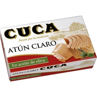 Atún claro en aceite de oliva lata 82 g neto escurrido - Cuca