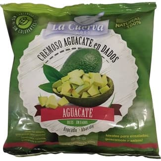 Aguacate congelado en dados bolsa 300 g - La Cuerva
