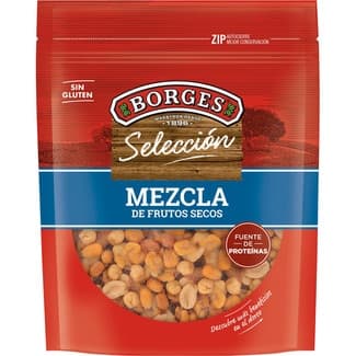 Mezcla de frutos secos fritos bolsa 180 g - Borges Seleccion